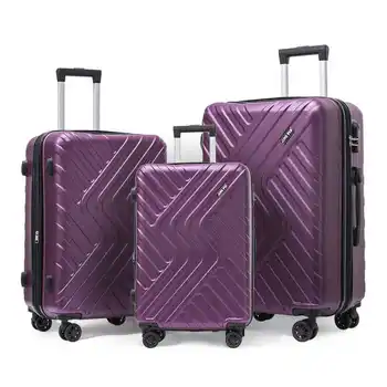 High Quality 20''24''28 Inch ABS Hard Shell Travel Trolley Bag with Zipper Opening and Wheels Carry-on Luggage