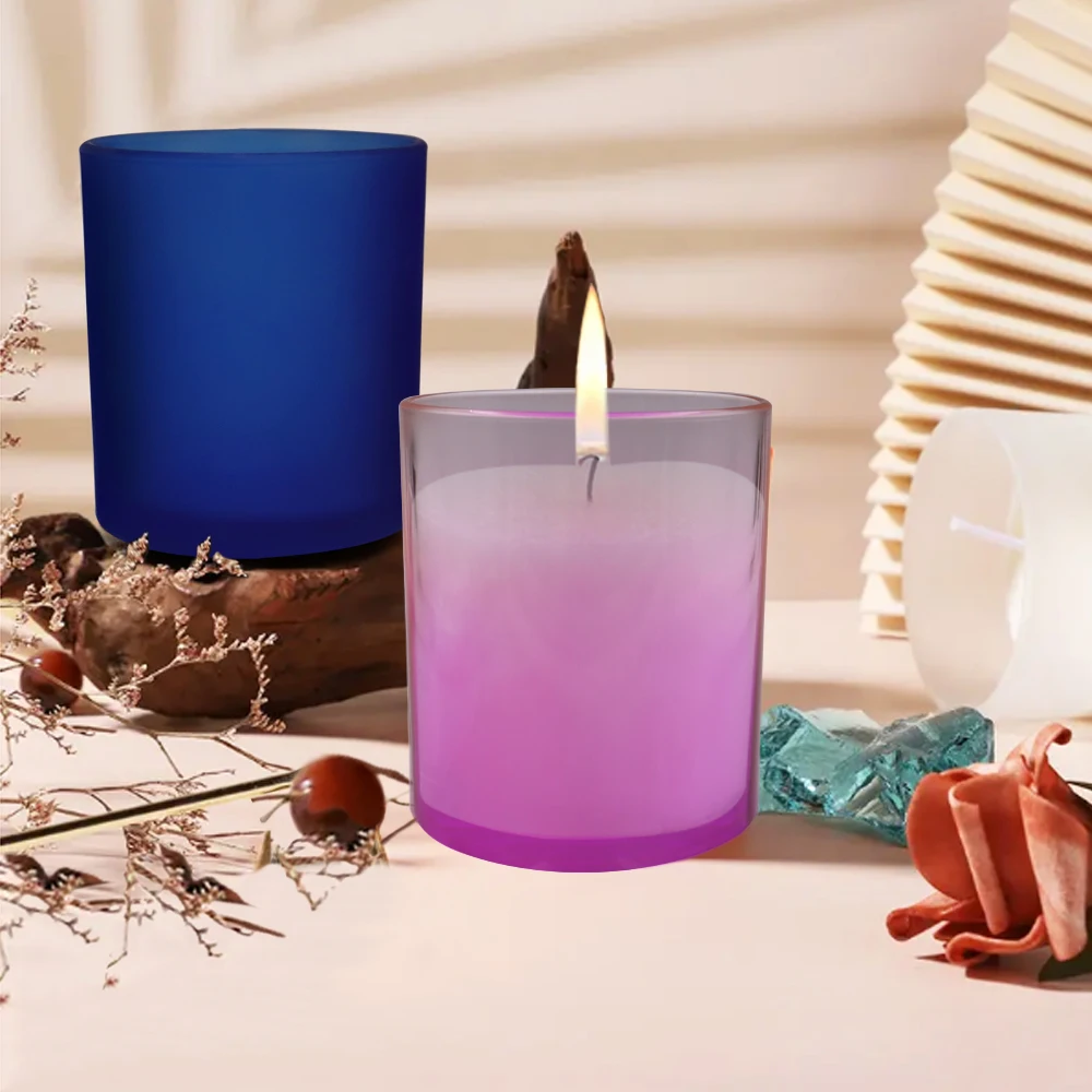 Custom Luxury Candle Vessels - Unique Black Glass Jars