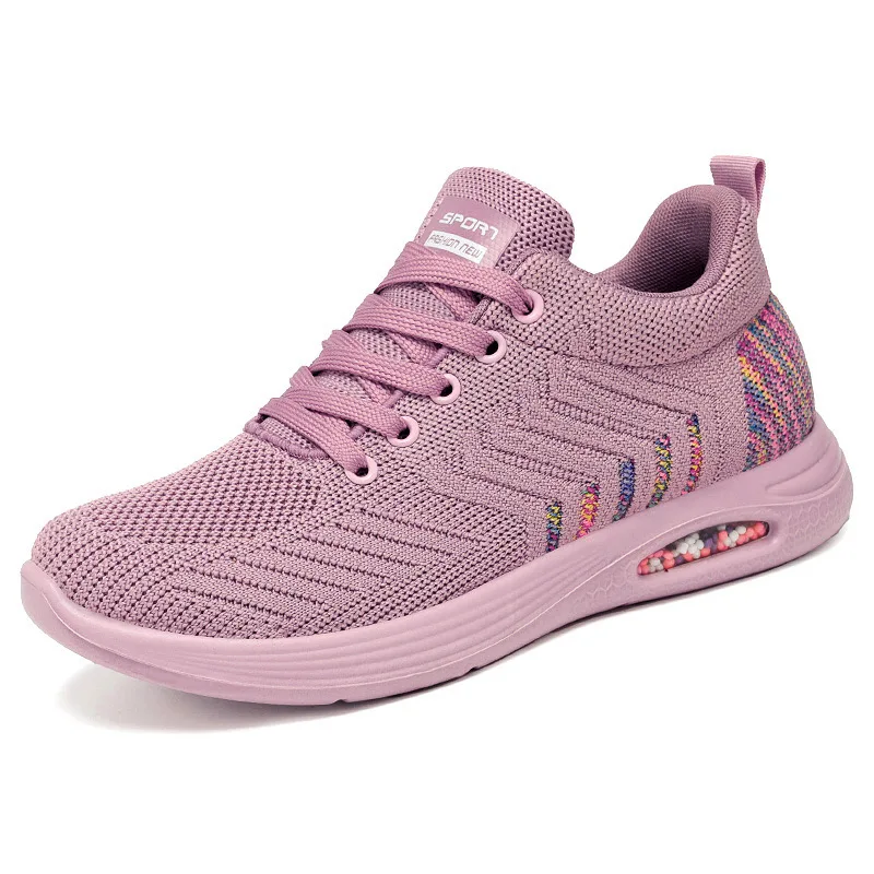 2024 New Fashion Women's Mesh Shoes Ladies Sports Shoes Trendy Air Cushion ladies casual shoe