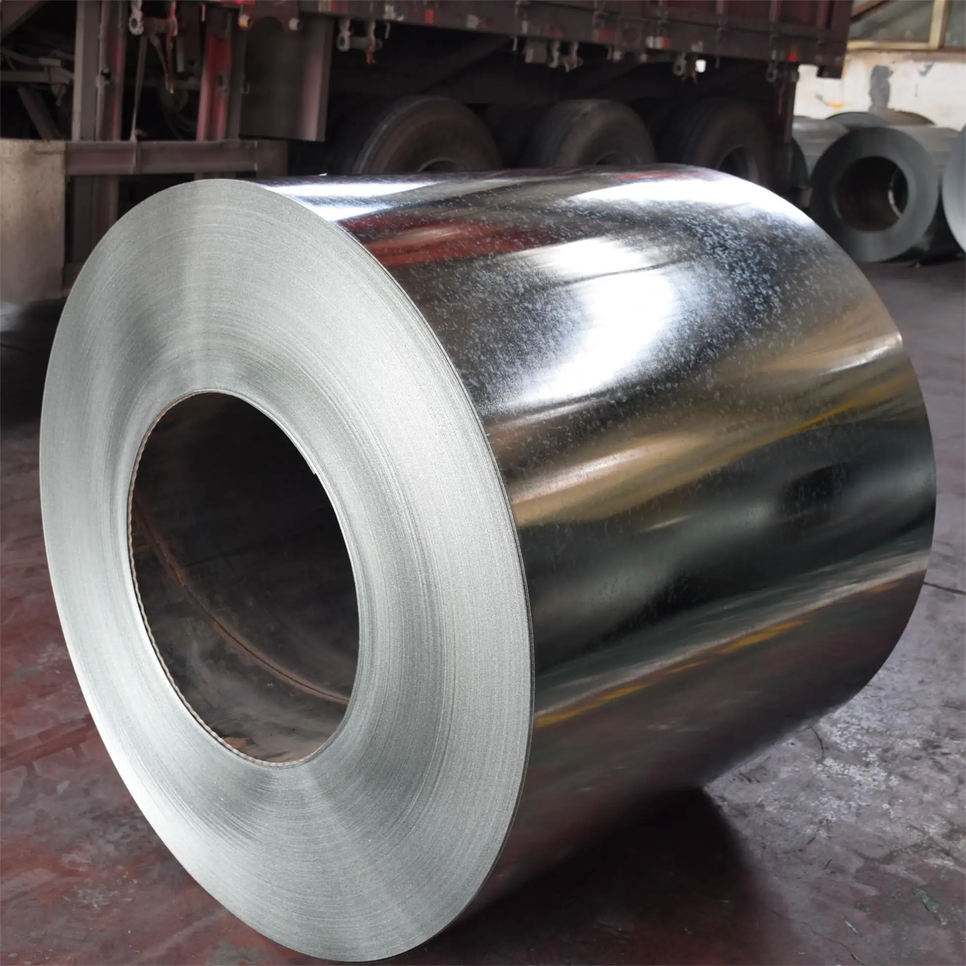 High Quality Z275 Hot Dipped Galvanized Steel Coil Zinc Coated Steel Galvanized Coils factory