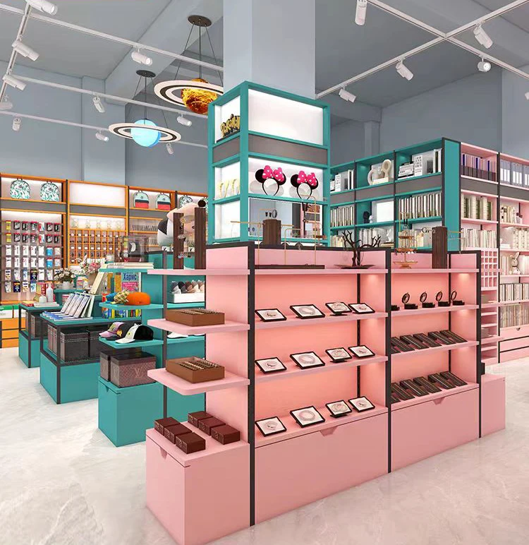 High Quality Single-Sided Retail Shop Display Stand Light Duty Convenience Store Display Racks Customized Shelving