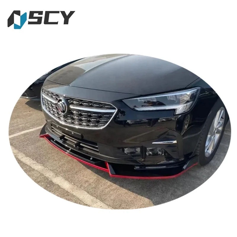 Spoiler Anteriore Per Opel Insignia 2009-2017 - ABS Nero, Splitter Per Paraurti, Look Sportivo