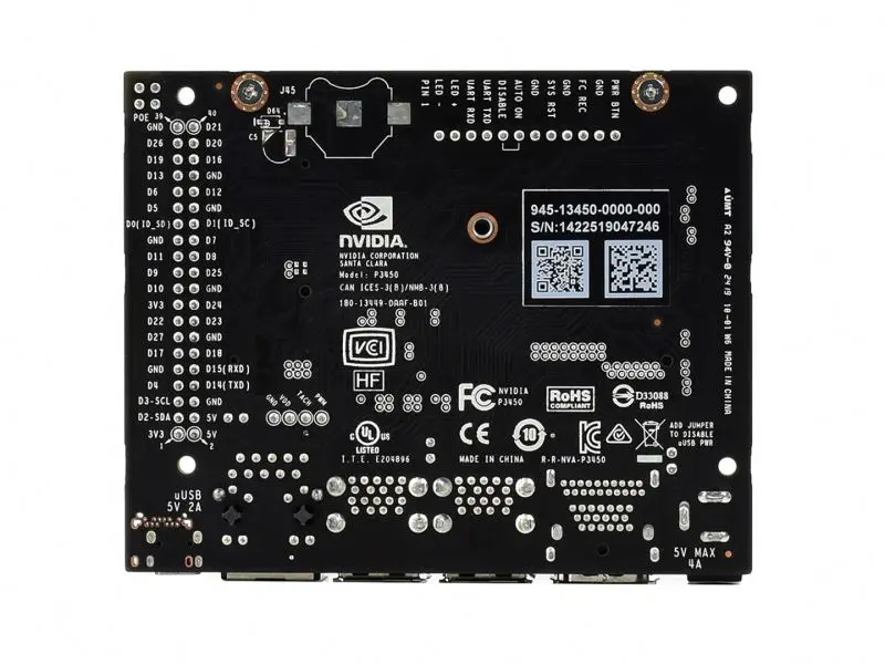 NVIDIA Jetson Nano Developer Kit - 4GB, 128-Core Maxwell