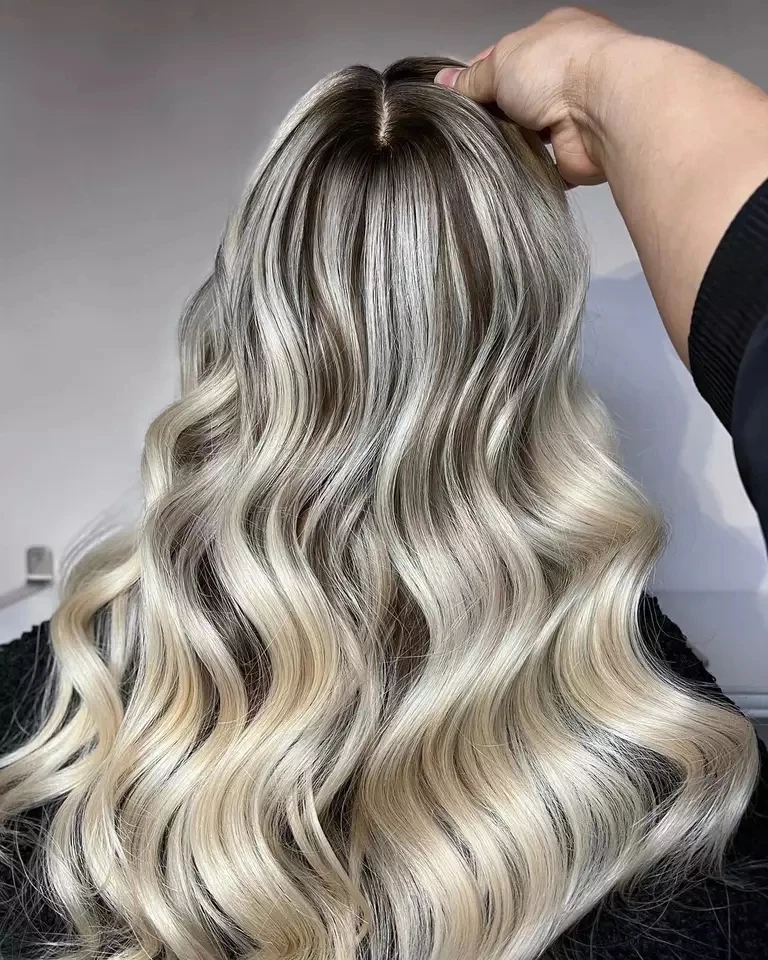 blonde balayage remy human hair lace wigs