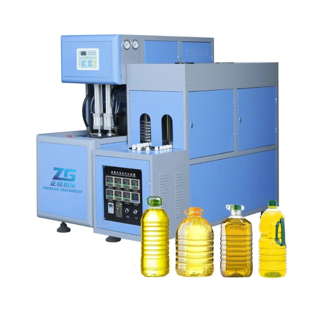 5 Liter Cooking Oil Bottle Blow Molding Machine Semi Automatic PET Bottle Manufacturing Machine with Low Price