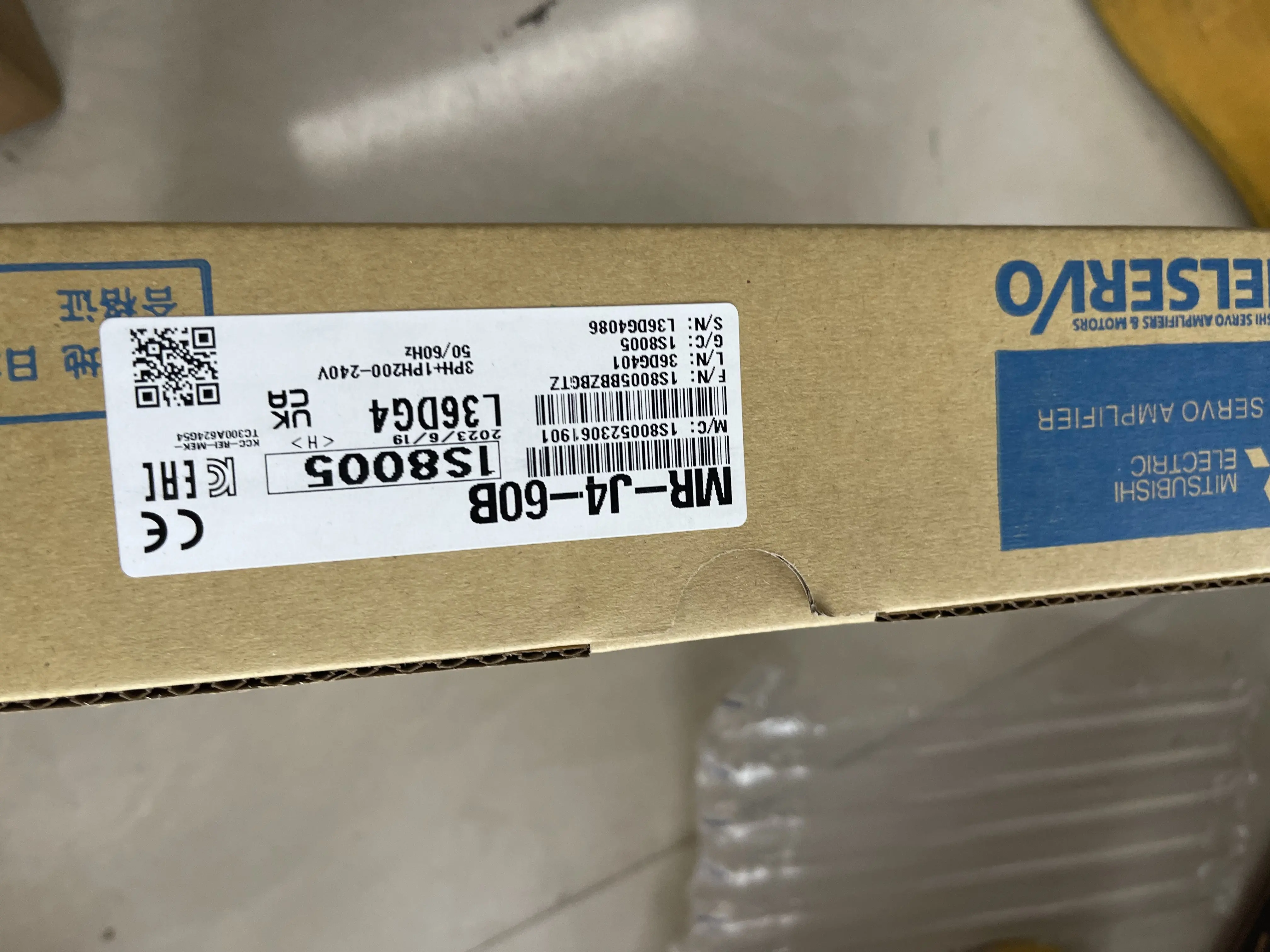 Mitsubishi AC Servo Amplifier MR-J4-60B Mitsubishi AC Servo Amplifier MR-J4-60B