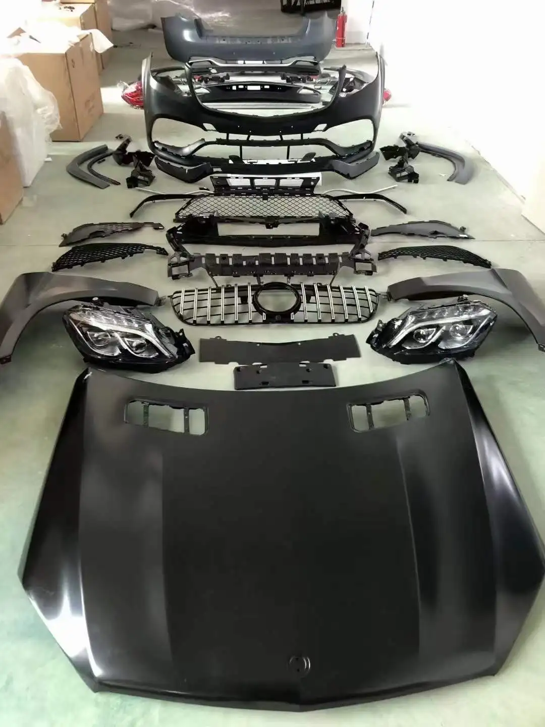 Body Kits For Mercedesbenz Glclass X164 Change To X166 Gls 63amg