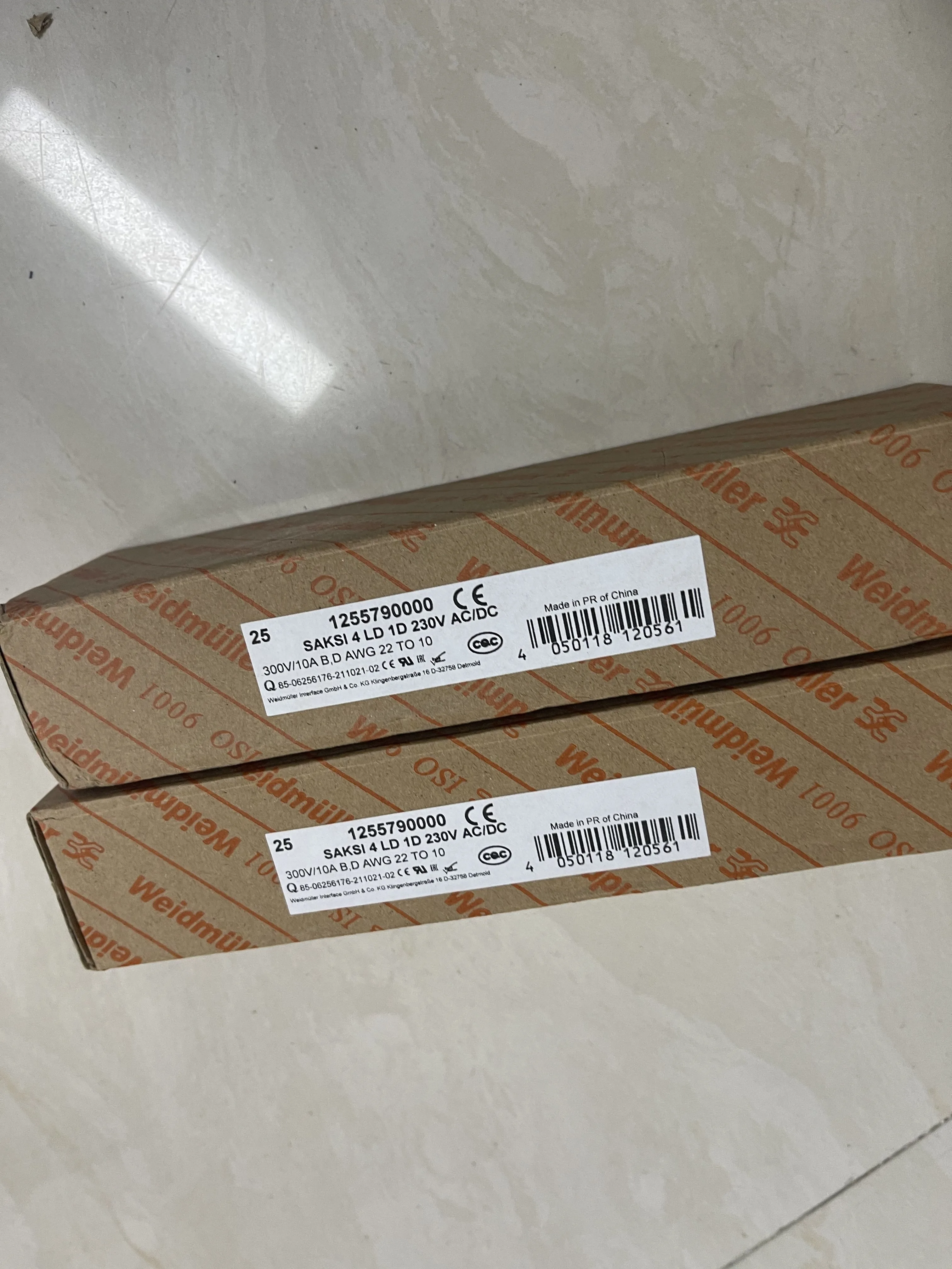 Weidmüller Terminal Block SAKSI 4 LD 1D230V AC/DC 1255790000 