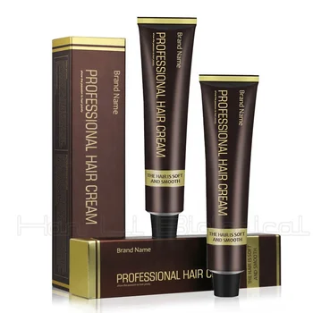 High Quality 60ml Professional Salon Use Permanent Hair Color Dye Gentle Formula for Grey Hair Covering OEM Gentle Formula Hair