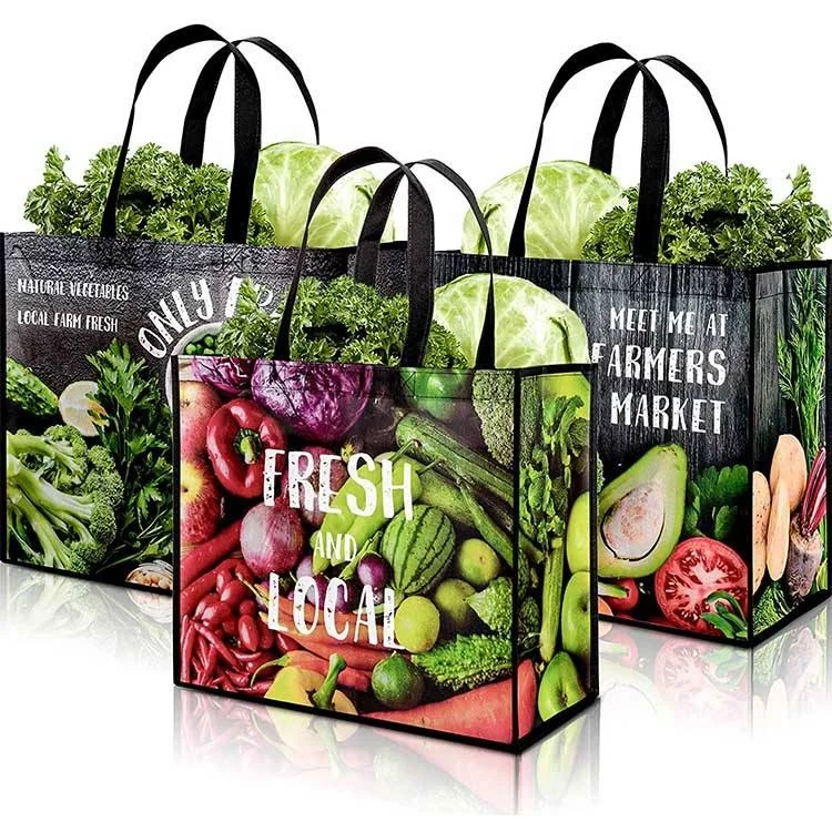 Customized Eco Foldable Laminated Fabric Tote - Recyclable PP Non Woven ...
