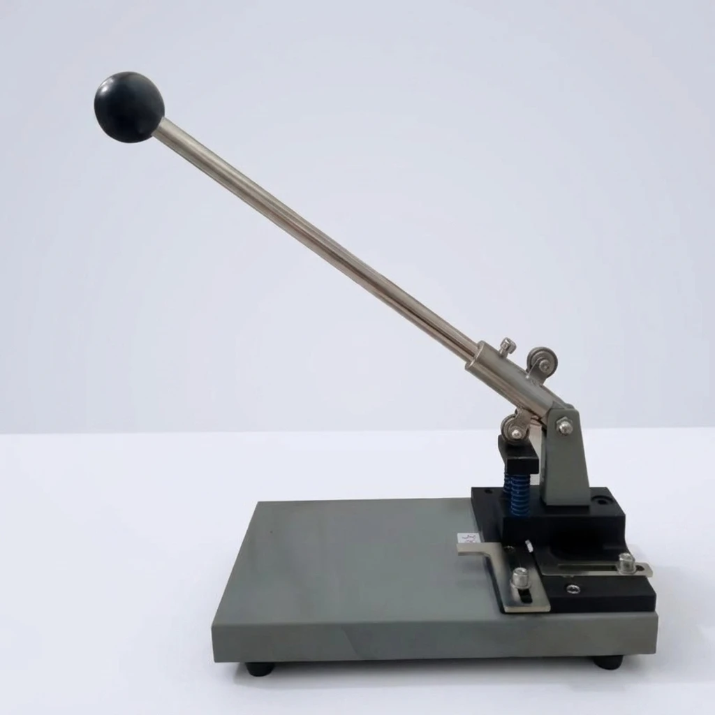 TEBAK 2-in-1 Handheld Flat Hole Punch Tool Heavy Duty Manual Punch Machine for PVC Metal Processing