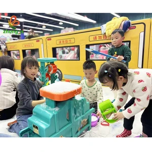 L67*W32*H54.4CM Zhongyi Amusement Park Patent Large Sand Pool Toy with Chinese Windmill Design for Outdoor Indoor Playground