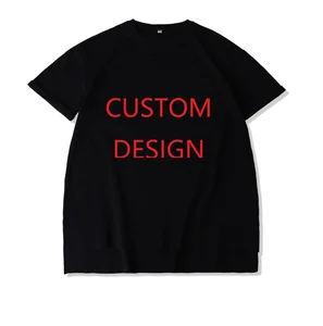 TOPKO High Quality Summer Unisex Cotton Short Sleeve Blank Plain Custom Logo Print Oversized T-shirt