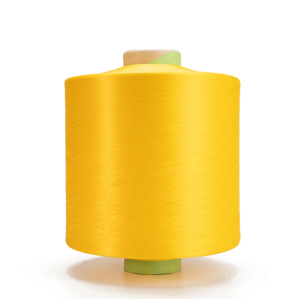 100 Polyester Dty Yarn KG Price Dyed HIM 15048 Textured Trapillo Filament Yarn for Knitting