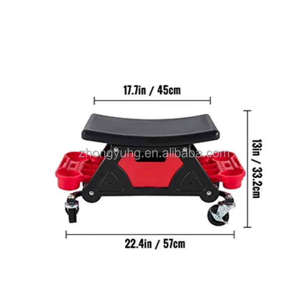 Детали автомобильные товары гаражные черные пластиковые ступенчатые переносные роскошные рабочие стулья с