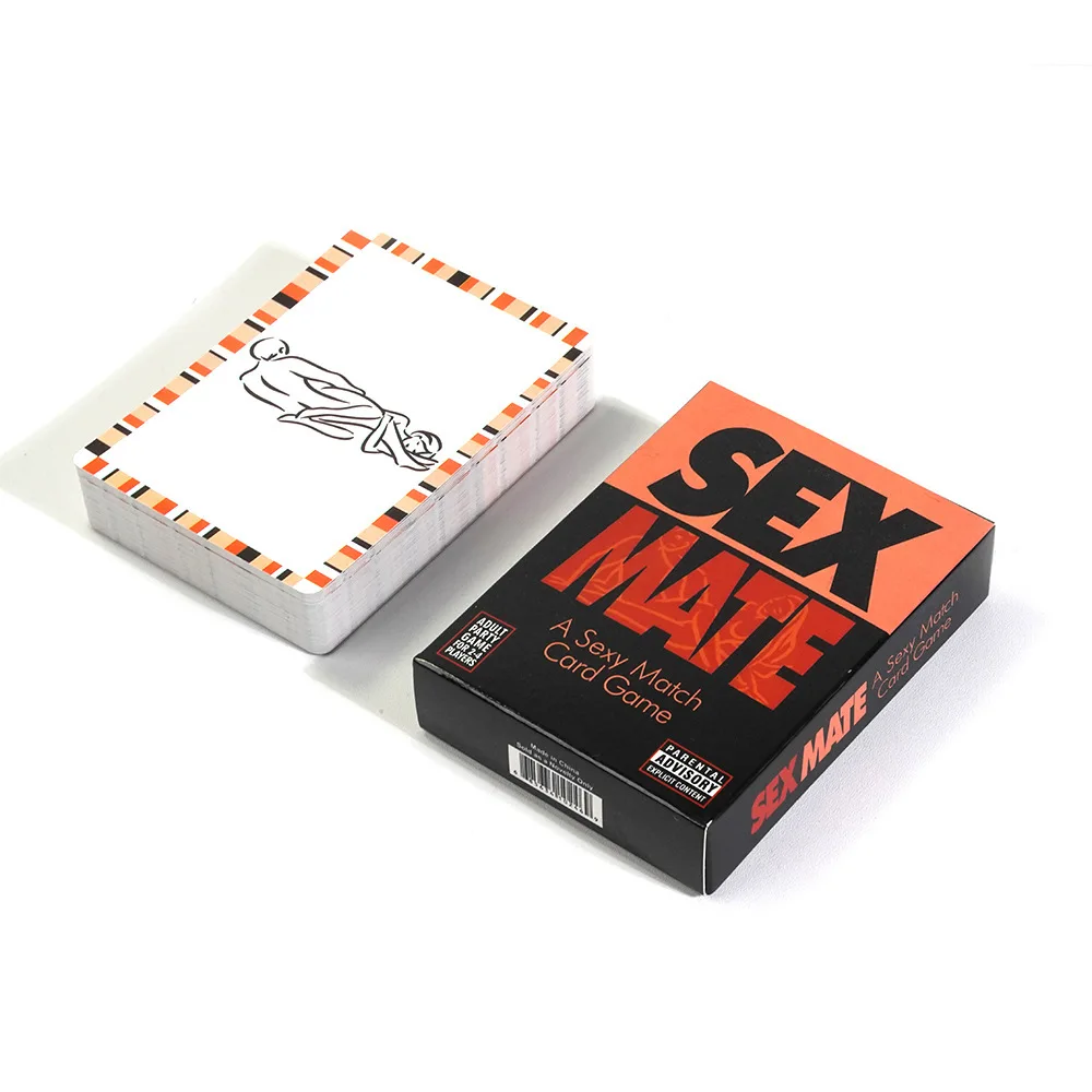 Jeu de Cartes Postures Coquines pour Adultes Sexy Match – Jouets Intimes pour Couples