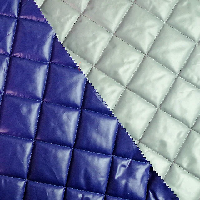 Polyester Padded Quilted Fabric /jacket Fabric/winter Textile Down ...