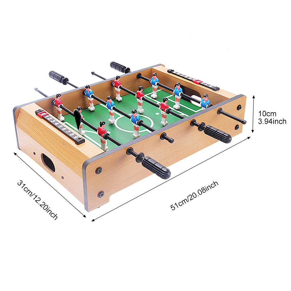 Win.max Mini Foosball Table - 20-Inch Tabletop Soccer Game for