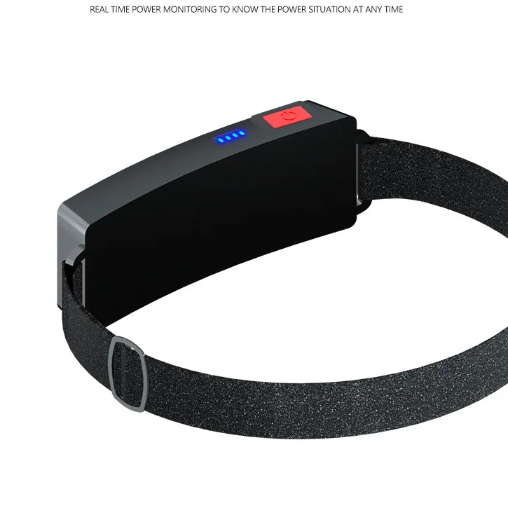 Хорошее качество высокая мощность 5 Вт монолитный блок светодиодов 1000 мАч перезаряжаемая головная лампа с 3 режимами светодиодный головной светильник индикатором