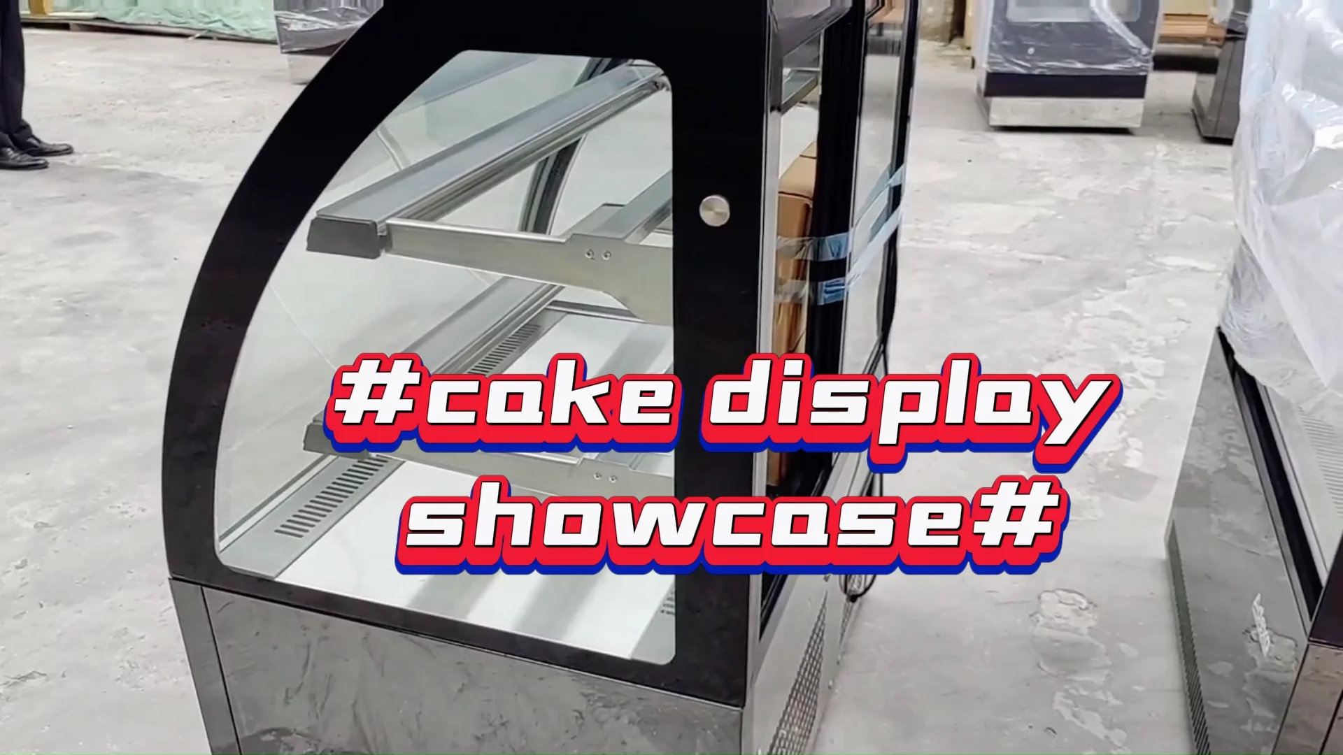 Cake Chiller Display Showcase Refrigeration Equipment Bakery Store