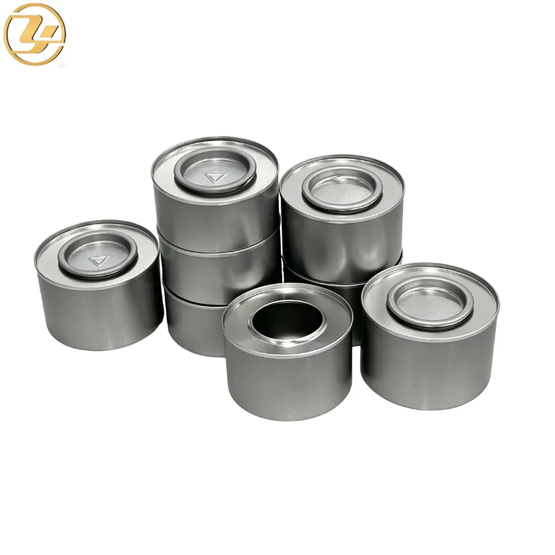 Airtight Empty Tinplate Cans Custom Logo Gel Alcohol Fuel Tins for Chafing Dish Food Warming OEM Wholesale
