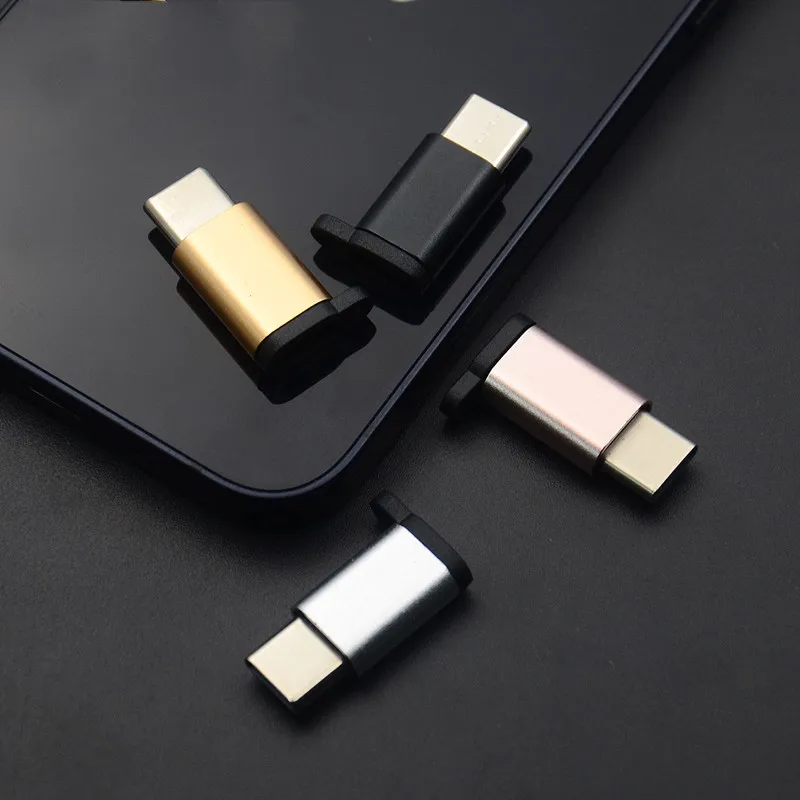 Micro Usb To Usb C Adapter (8packs)aluminum Usb Type C Adapter Convert