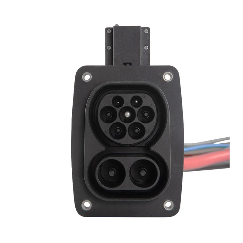 Ev Charger Iec62196-3 Ccs Combo 2 Car Inlet DC Charging Socket with ...