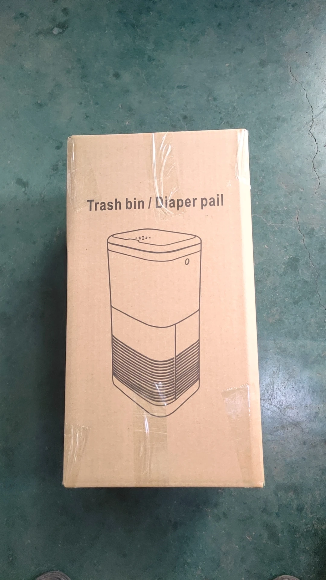 BNcompany Home Use PP Diaper Pail with Open Top Structure and Refill Trash Bags Bin