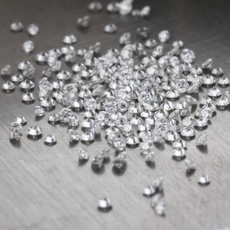HMOIS melee diamond D color cut VVS1 white round brilliant natural loose moissanite diamonds for moissanite jewelry