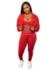 Sujetador rojo con legging