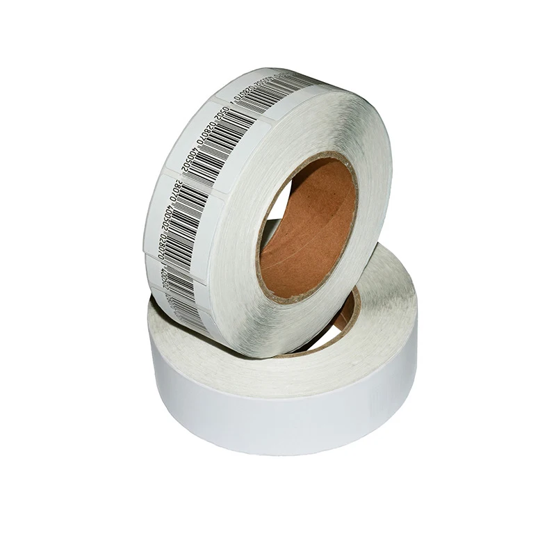 4*4 cm Retail Security Alarm System 8.2Mhz RF Soft Tag Barcode Sticker Anti-Theft EAS Label for Boutique Retailers