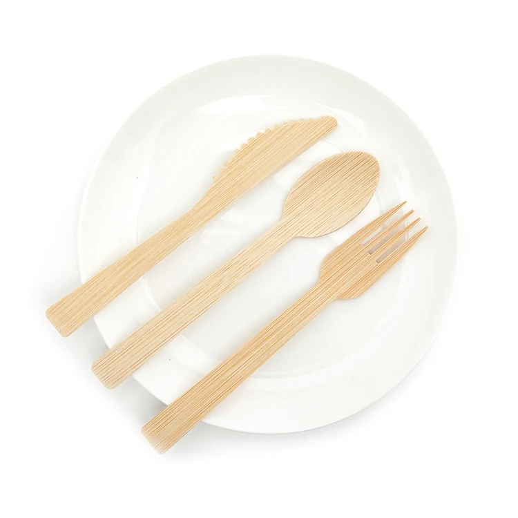 Alibaba.com: Biodegradable bamboo disposable cutlery set with custom ...