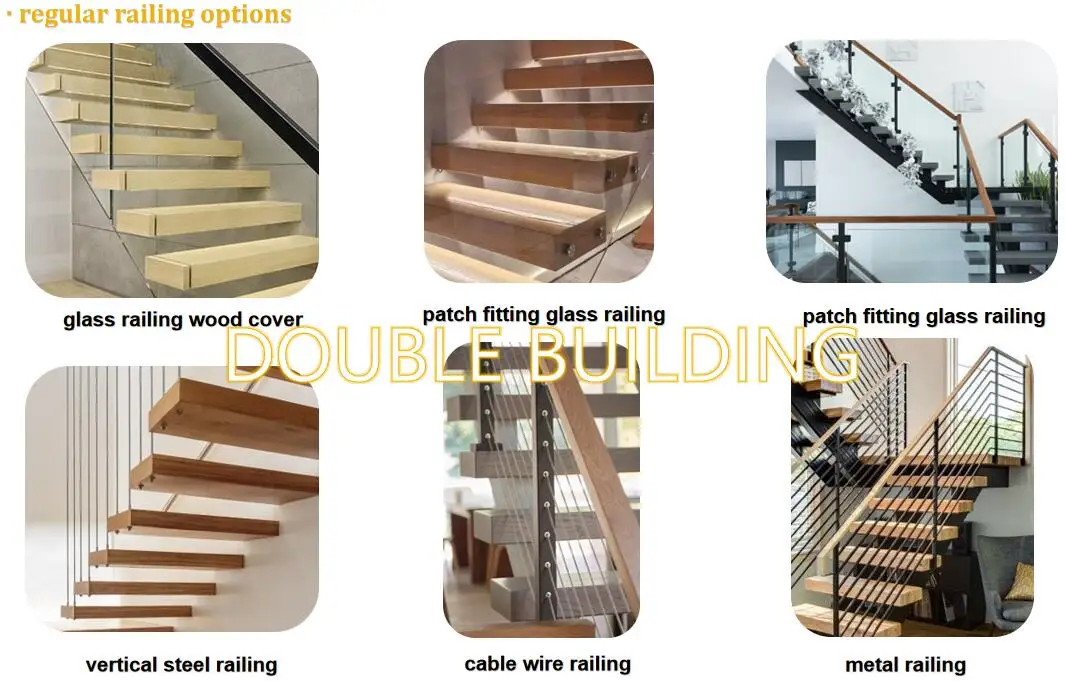 floating Stair Kits marble/wooden Staircase design Indoor Glass Railing marble stair steps modern stairs details