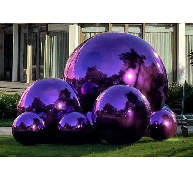 Customized PVC Giant Inflated Projection Sphere Inflatable Ball For Commercial Advertising Event Wedding