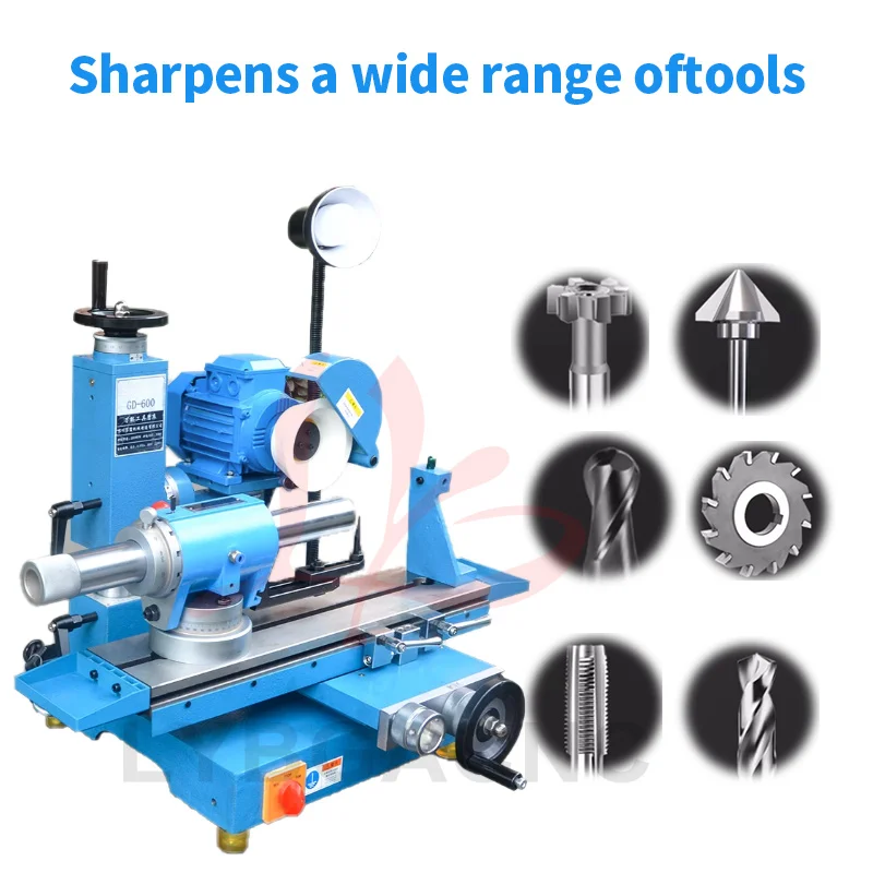 Multifunctional Universal Tool Grinder Small Surface Grinder GD-600 Grinds Turning Tools Hobbing Knives Reamers 280V/380V/550W