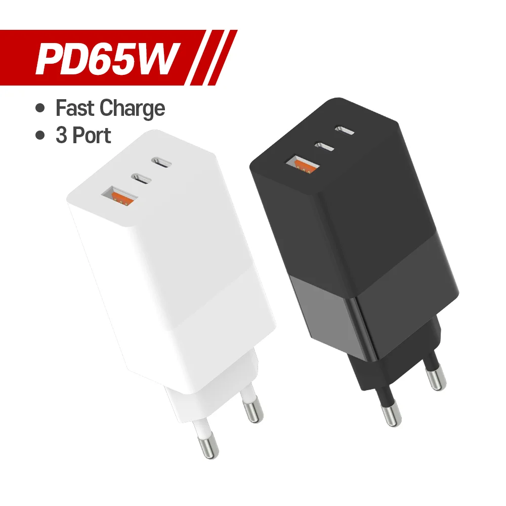 Korean-Made PD65W Fast Charger Latest Arrival with Intelligent Charging Technology Efficient Electric Power Supply Adapter