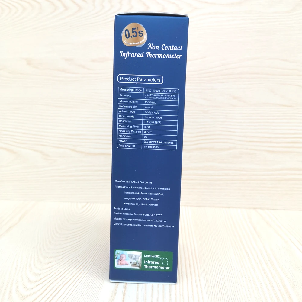 High Accurate  industrial Non-contact Digital Termometro Forehead Thermometer