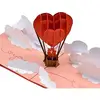 Couple on Air Balloon 6x6in