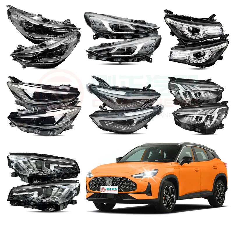 Factory Price SAIC MG Auto Spare Parts Car Headlamps Assembly Car LED Headlights for SAIC MG 3 5 7 ZS HS MULAN GT RX5 RX8 EZS GS