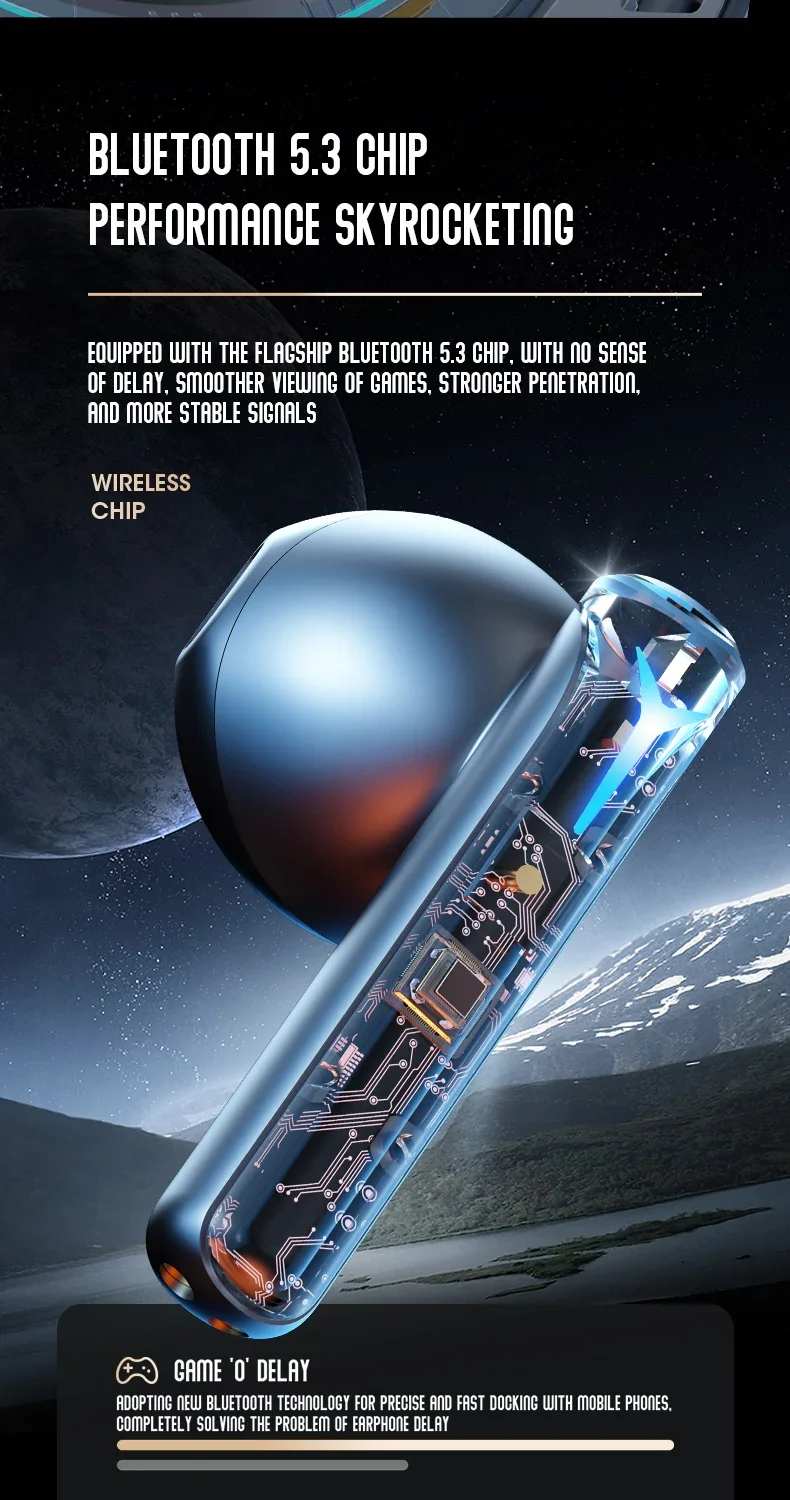 SP31 New Private Model Star Ring Metal Aluminum Alloy BT Headset TWS Earphones & Headphones Noise Reduction In-Ear Rotation