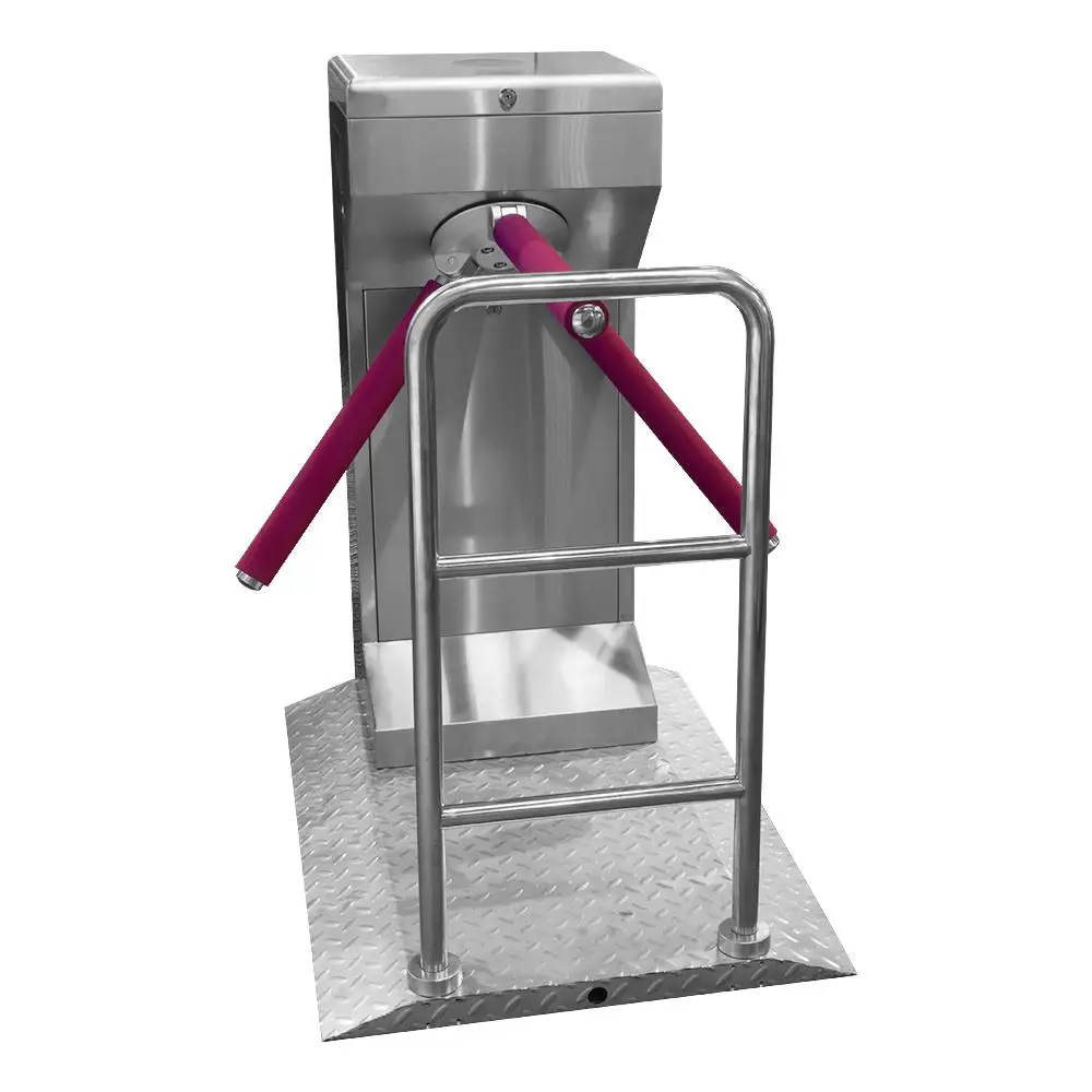 Gym Entry System Gate Access Control System Tripod Turnstile for Stadium QR Code  Rfid Ticket System