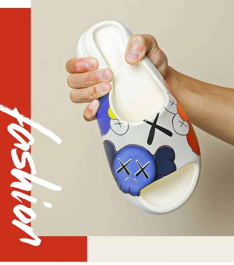 Yeezy Slide Slippers 2021 High Quality Elmo Yeezy Beach Sandals