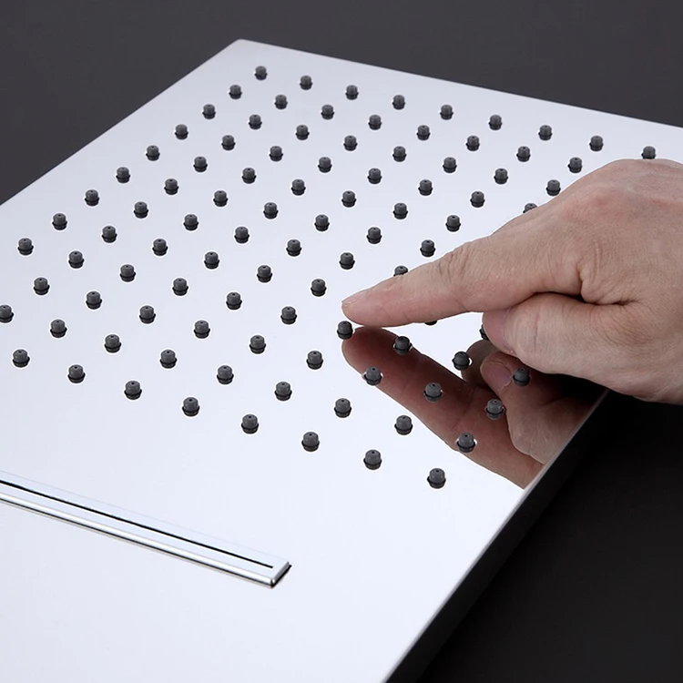 Juego de sistema de grifo de ducha oculto frío y caliente Baño