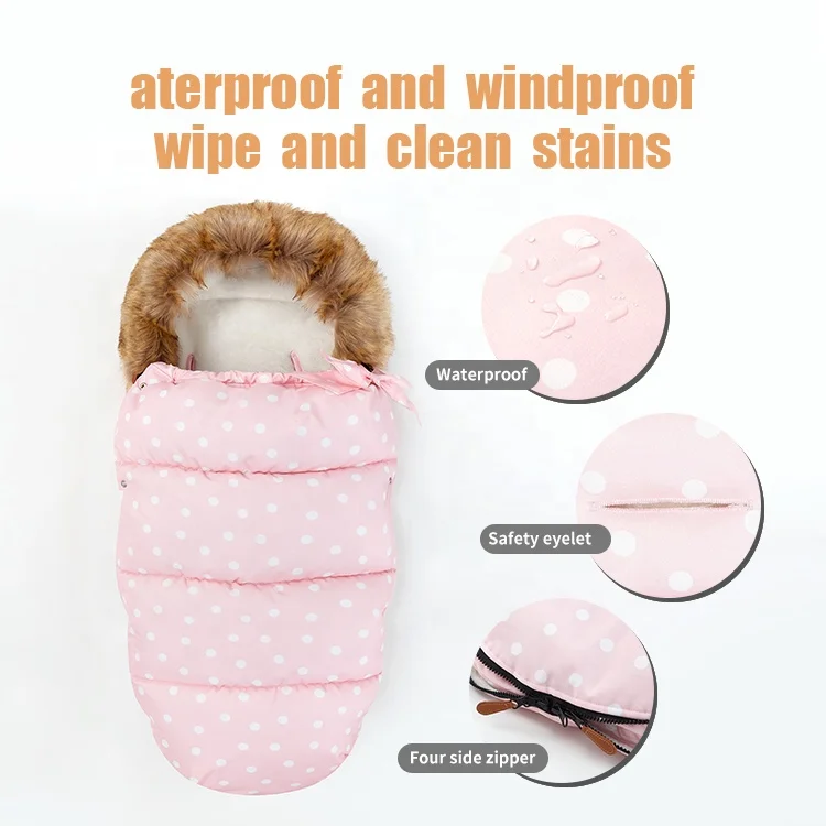 Оптовая продажа детский универсальный водонепроницаемый Зимний футляр для детской коляски