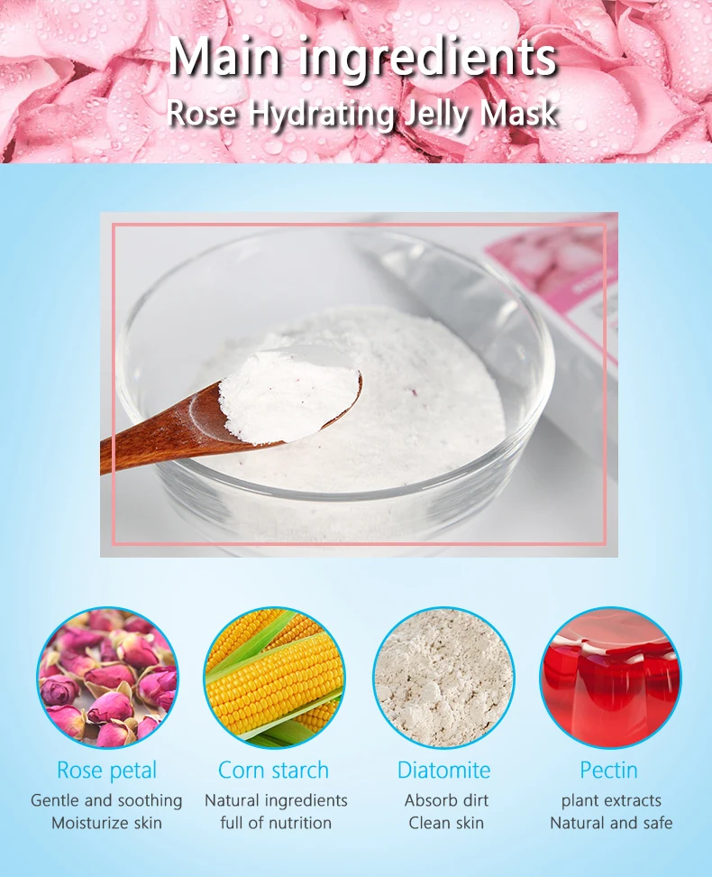 250g Skin Care Korea Gel Powder Face Mask,Natural Collagen Crystal