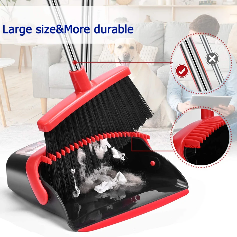 Broom Dustpan Set Broom Set Dustpan Combination Kitchen Room Office ...