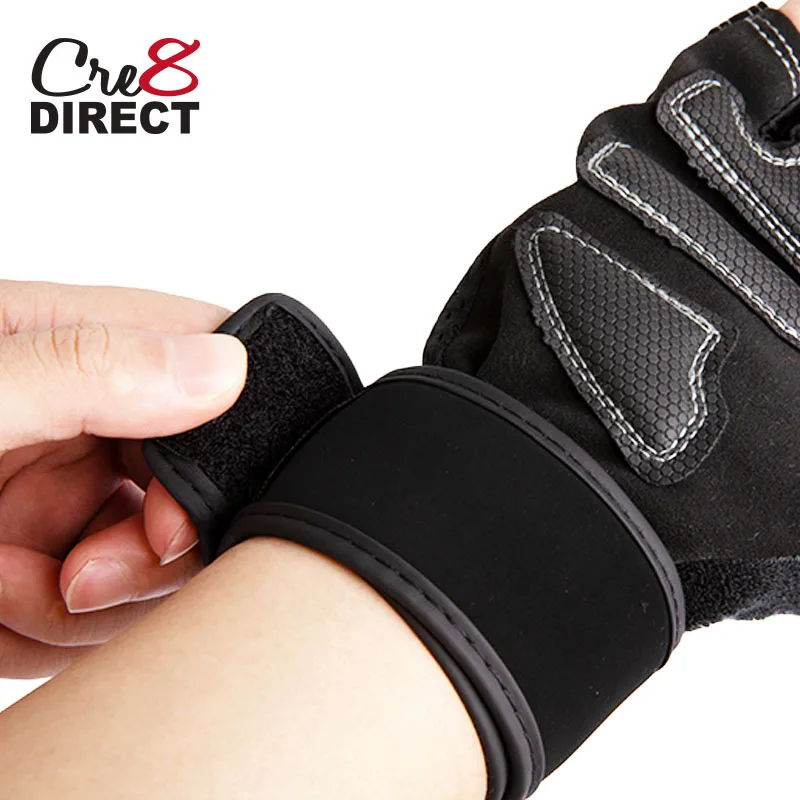 Высококачественные перчатки для спортзала спортивные с поддержкой запястья фитнеса упражнений тяжелой атлетики тренажерного