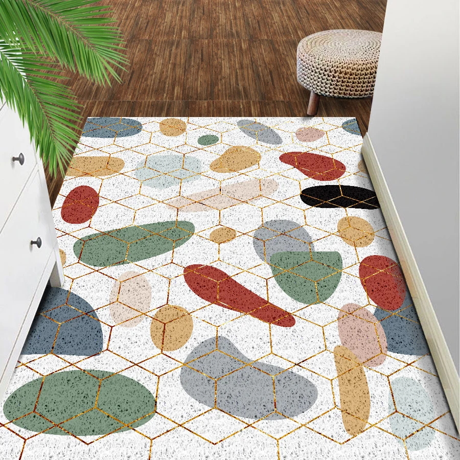 Customized Logo Non-Slip Door Mats Modern Indoor/Outdoor Cushion Floor Carpets for Home Hotel Front Entrance Doormats