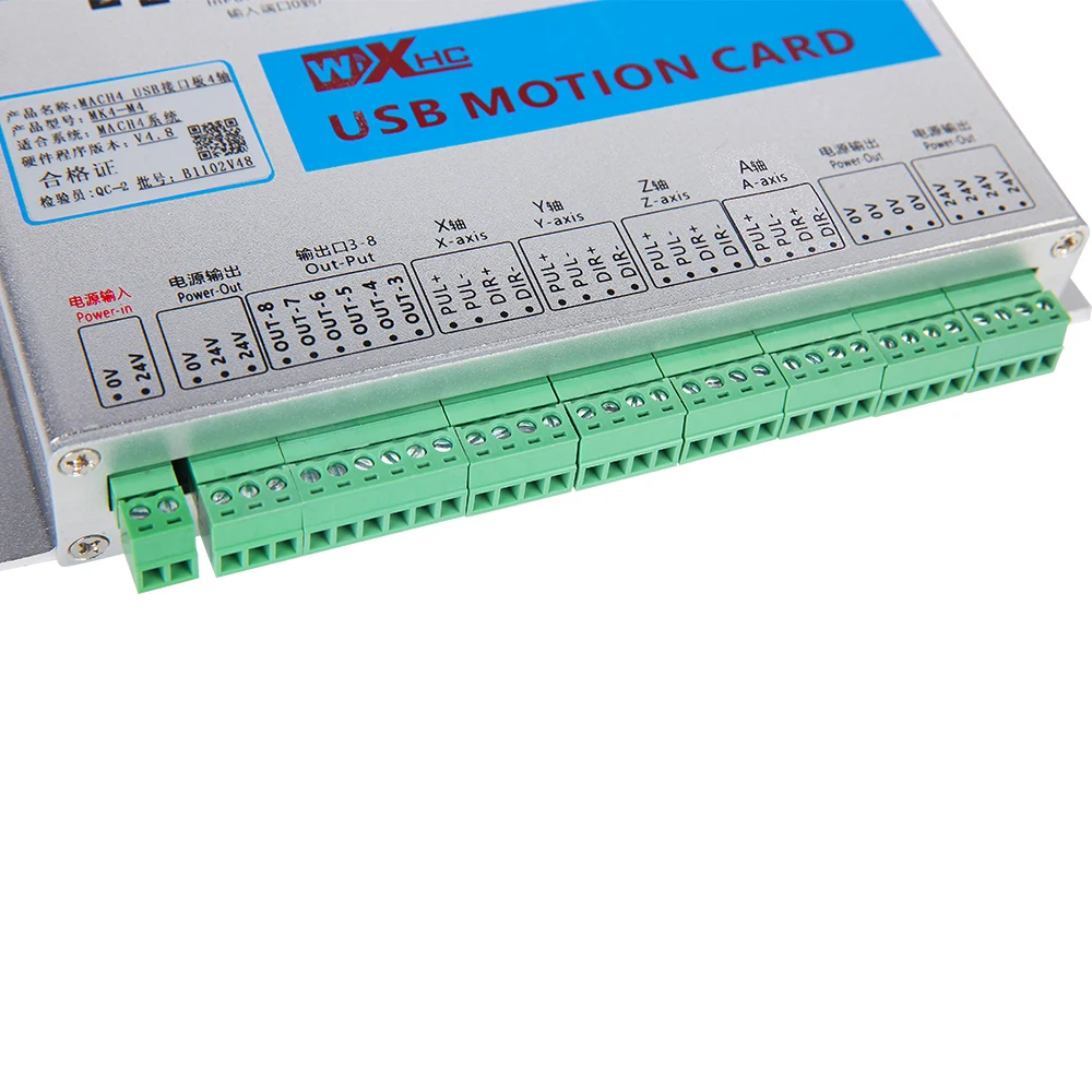 XHC Brand 2MHZ MACH4 3 Axis Card Ethernet Motion Controller Card  Breakout Board Hobby Version Support Stepper Motor Servo Motor