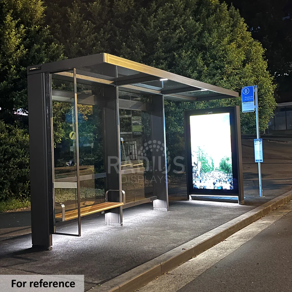 Smart Bus Shelter - Modern Design Passenger Waiting Shelter